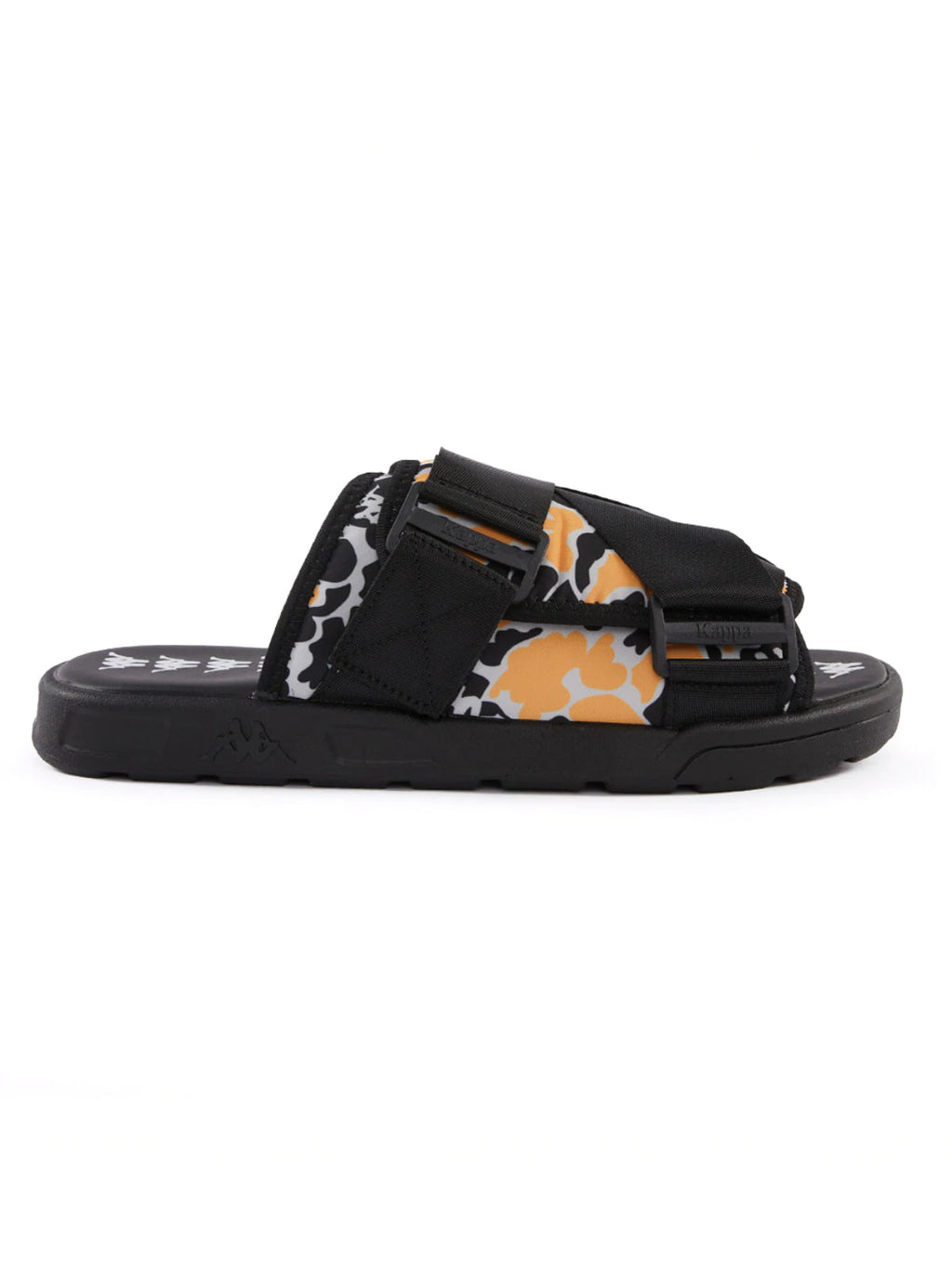 Kappa Slides - Authentic Taisy 1 - Black-Grey-Yellow - 381C4SW