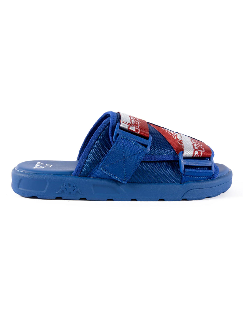 Kappa Slides - Logo Zirk 1 - Blue-Grey-Red - 341B6FW