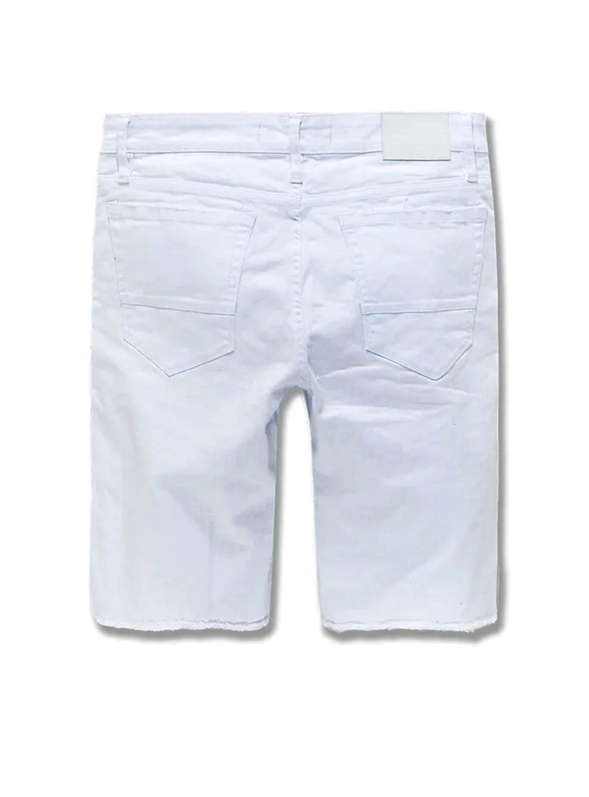 Jordan Craig Shorts - Color Ribbing - White - J3191SA