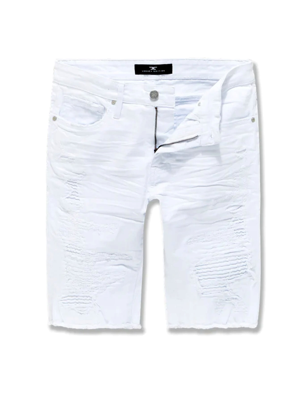 Jordan Craig Shorts - Color Ribbing - White - J3191SA