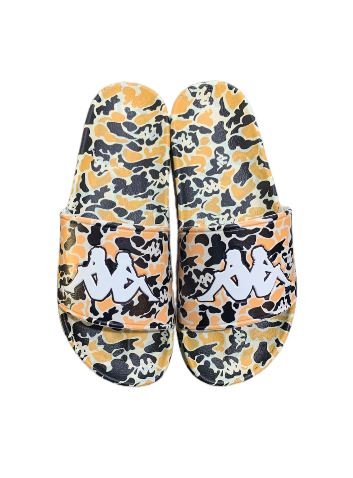 Kappa Slides - Authentic Archie 1 - Black-Grey-Yellow - 371B52W