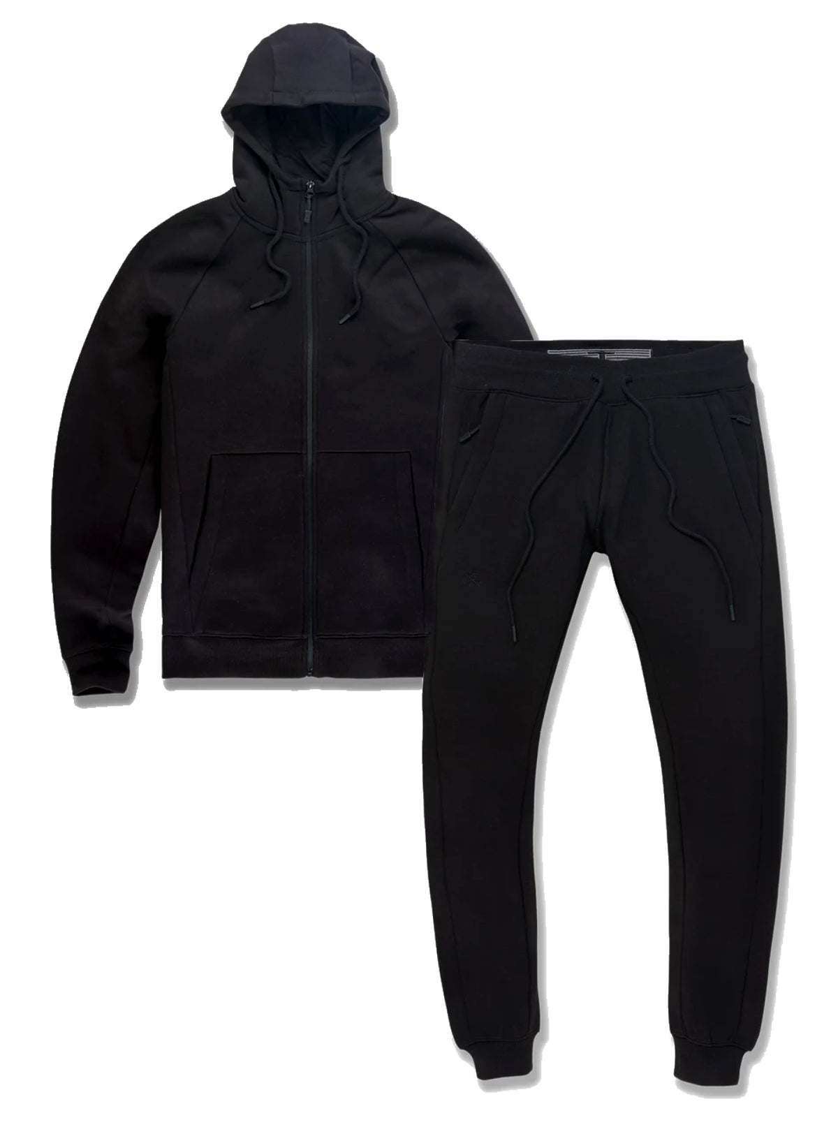 Jordan Craig Jogger Set - Uptown Fleece Lined - Black - 8720H