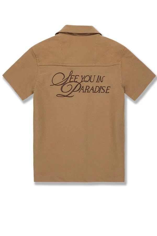 Jordan Craig T-Shirt - Kids Oakland Mechanic - Mocha - 2061