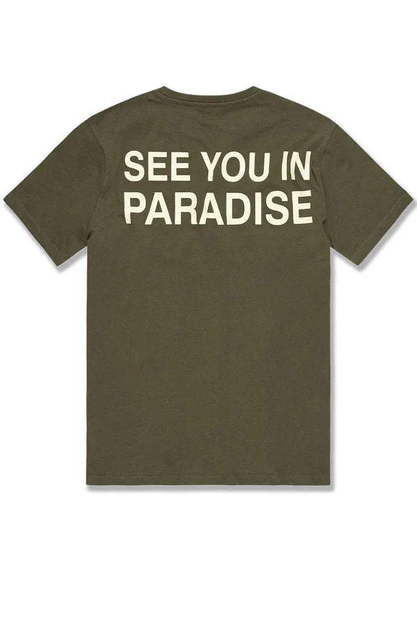 Jordan Craig T-Shirt - Paradise - Olive - 2565A