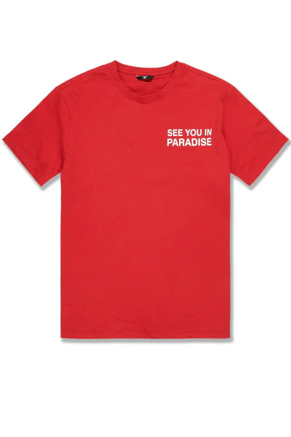 Jordan Craig T-Shirt - Paradise - Red - 2565A