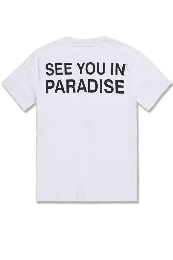 Jordan Craig T-Shirt - Paradise - White - 2565A