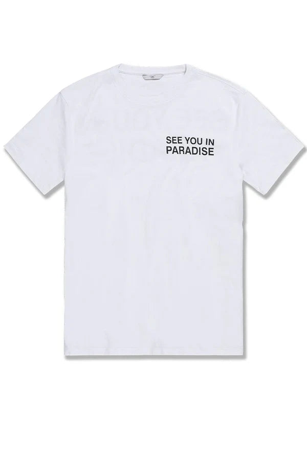 Jordan Craig T-Shirt - Paradise - White - 2565A