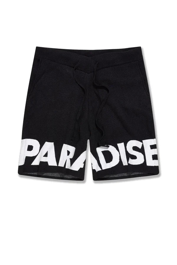 Jordan Craig Shorts - Retro Paradise Knit - Black - 2565S