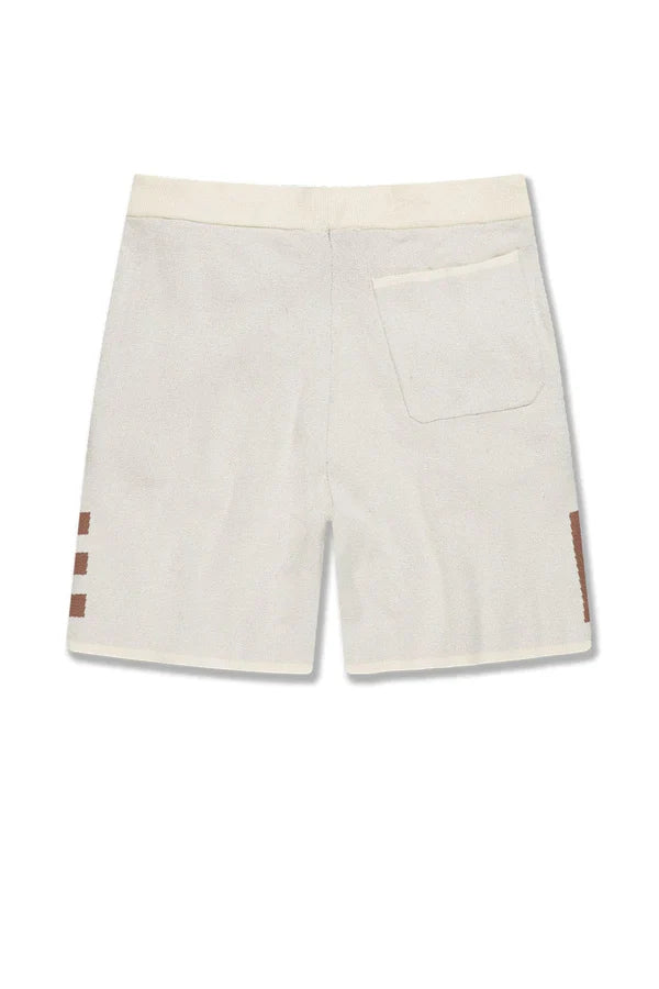 Jordan Craig Shorts - Retro Paradise Knit - Cream - 2565S