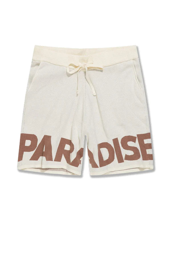 Jordan Craig Shorts - Retro Paradise Knit - Cream - 2565S