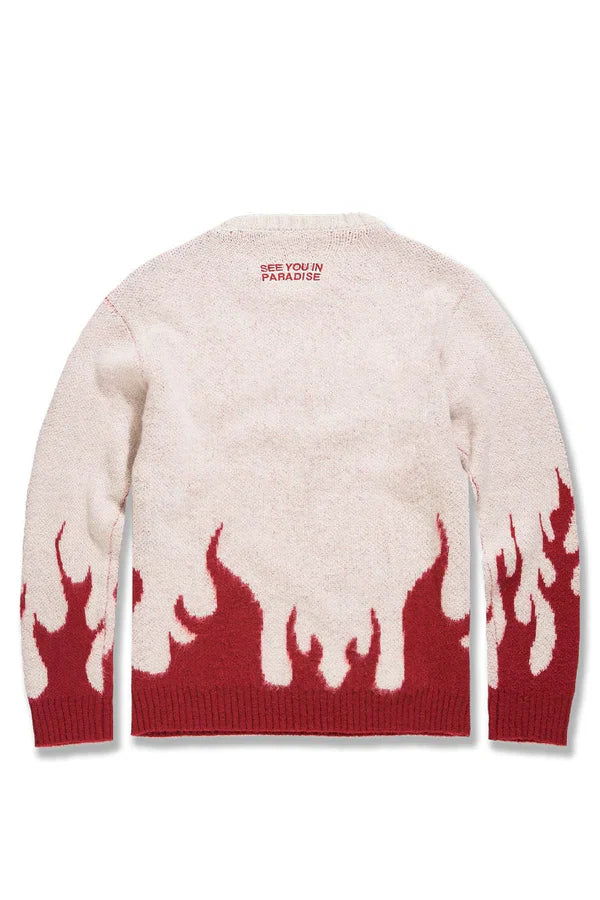 Jordan Craig Sweater - Inferno Crewneck - Blood ivory - 3977