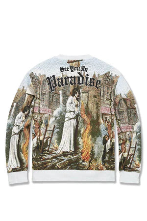 Jordan Craig Sweater - Martyer Crewneck - Light Blue - 3978