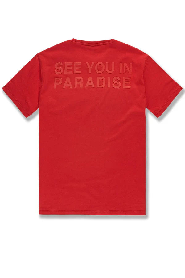 Jordan Craig T-Shirt - See You In Paradise - Red