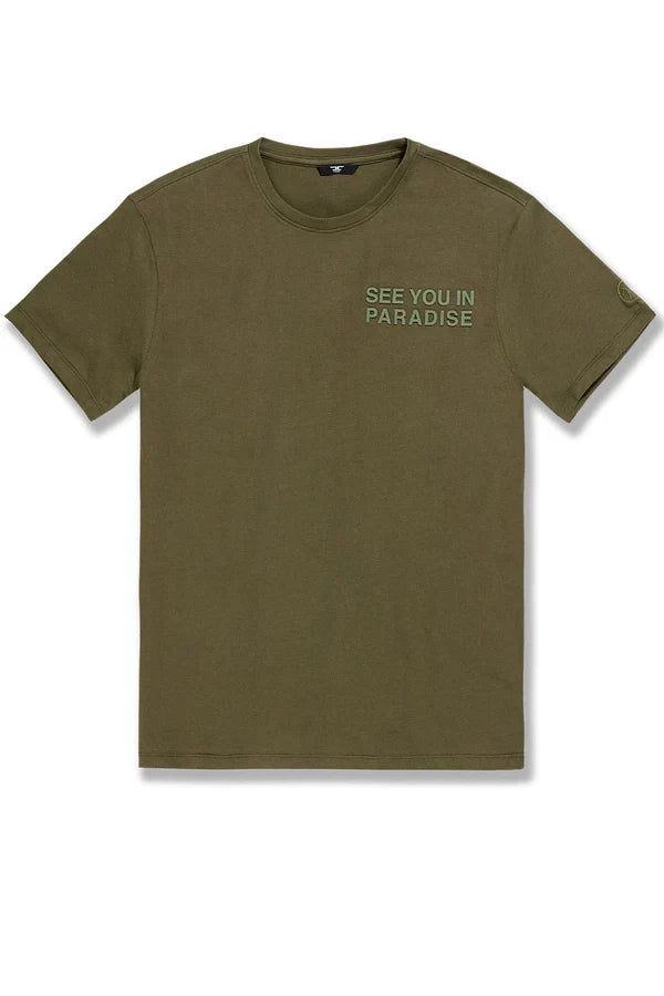 Jordan Craig T-shirt - Paradise Tonal - Olive - 9151A