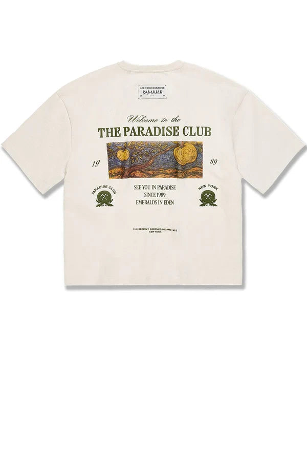 Jordan Craig T-Shirt - Emerald In Eden Boxy - Light Sage - 9207A