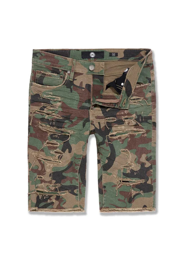 Jordan Craig Shorts - OG Tulsa Camo Twill - Woodland - J3219SC