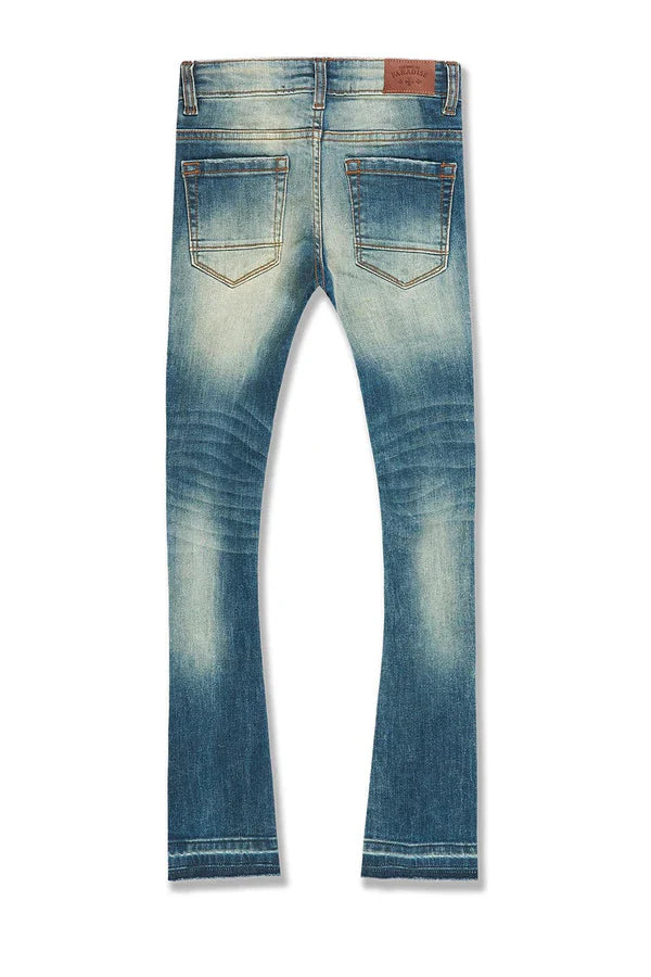 Jordan Craig Jeans - Kids Stacked SYIP Denim - Desert Storm - JTF2117K
