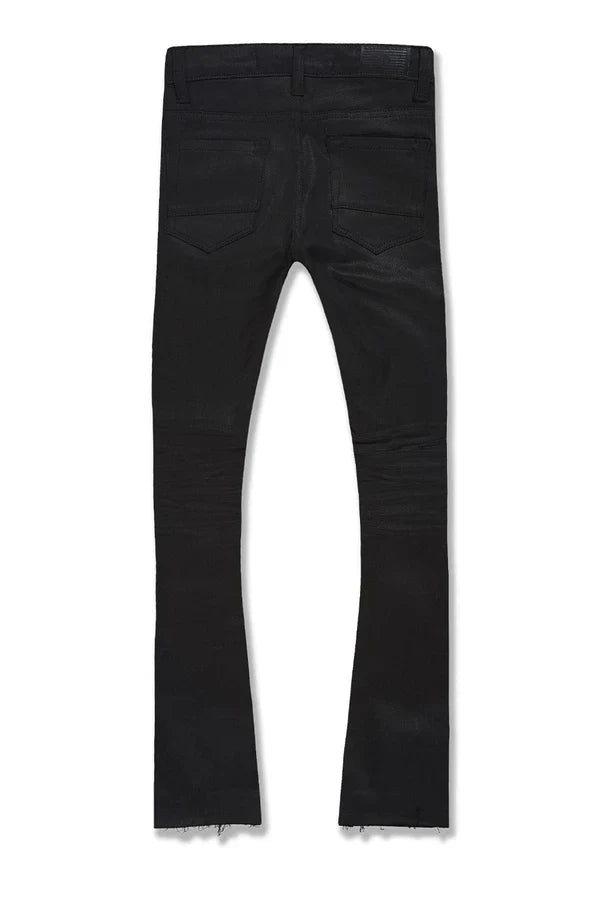 Jordan Craig Jeans - Kids Stacked Smooth Criminal Denim - Jet Black - JTF460K