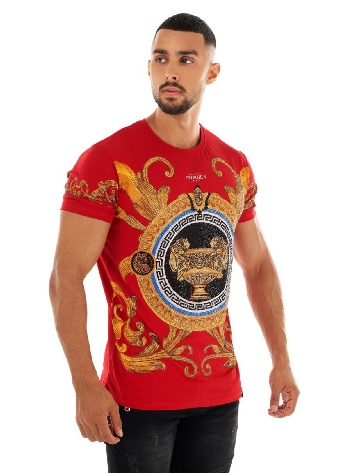 George V  T-shirt - GV Vase Grec â€?Red - GV2292