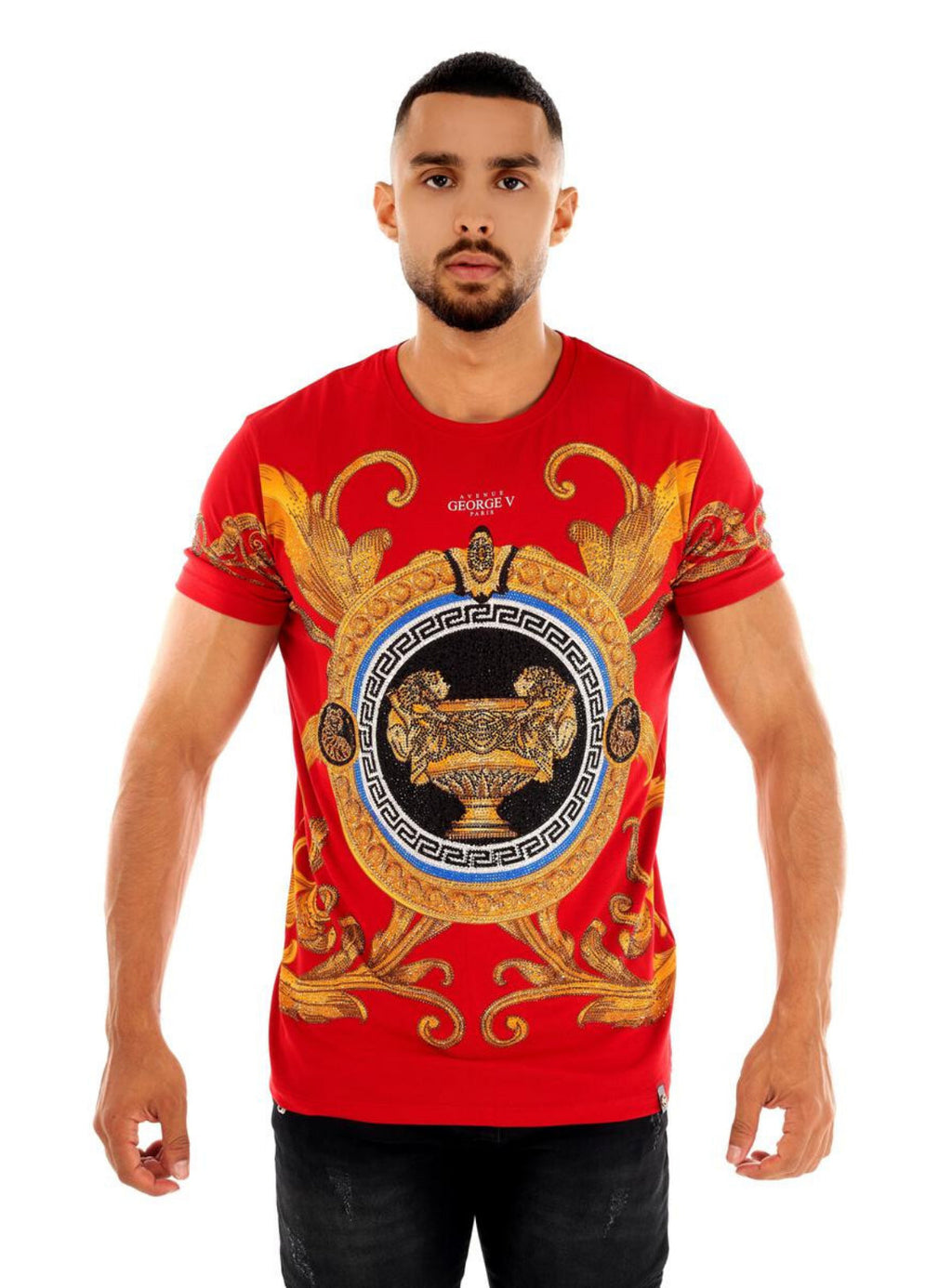 George V  T-shirt - GV Vase Grec â€?Red - GV2292