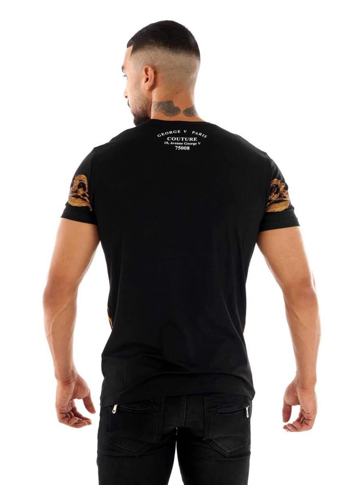 George V  T-shirt - GV Vase Grec â€?Black - GV2292