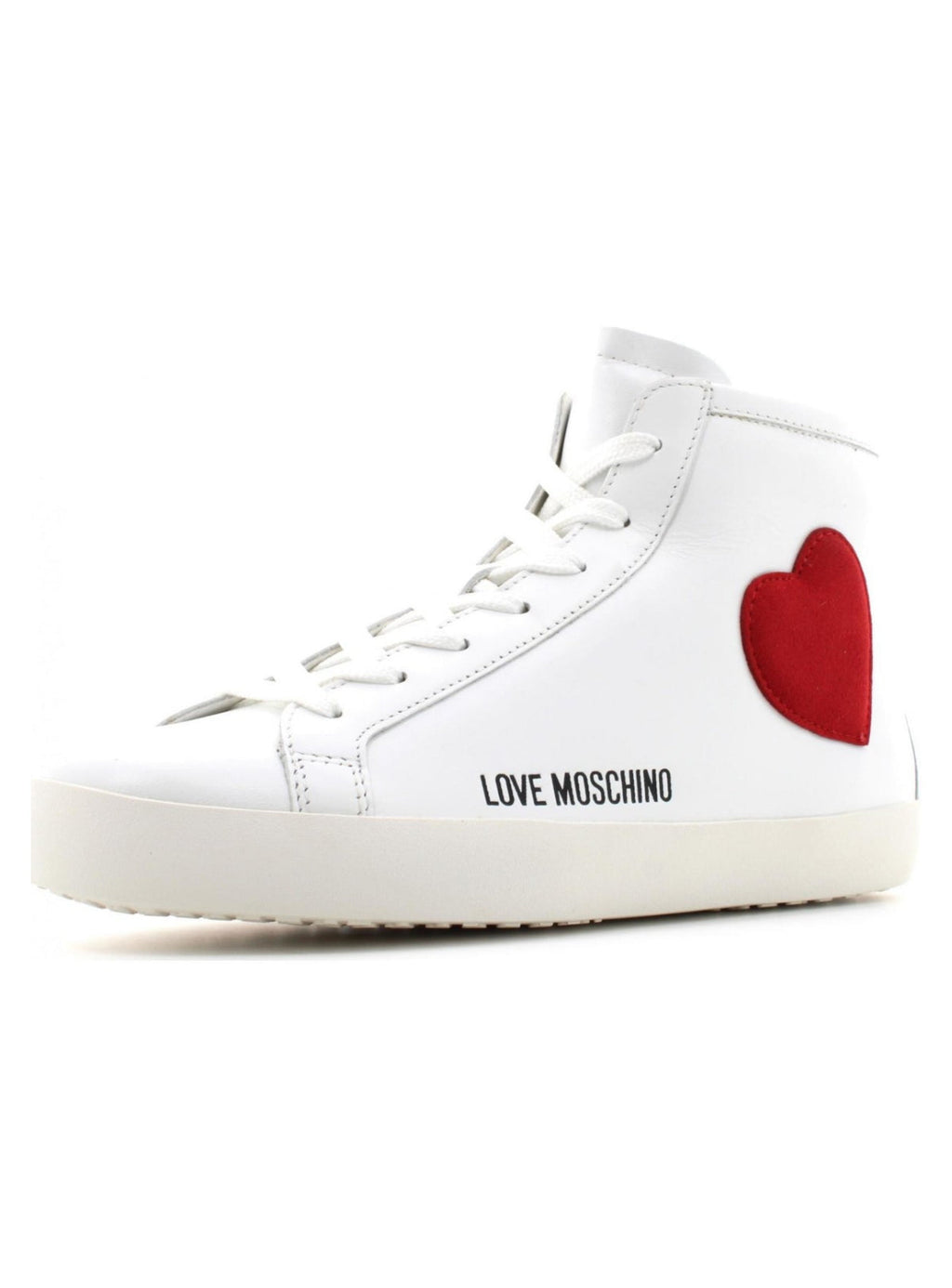 Love Moschino Shoes -  Women's high-top Sneakers - White - JA15412G1EI4410A