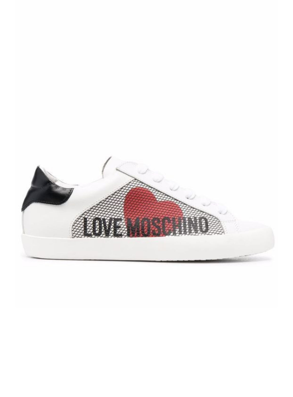 Moschino Shoes - Women's Sneakers Leather - White - JA15422G1EIA710A
