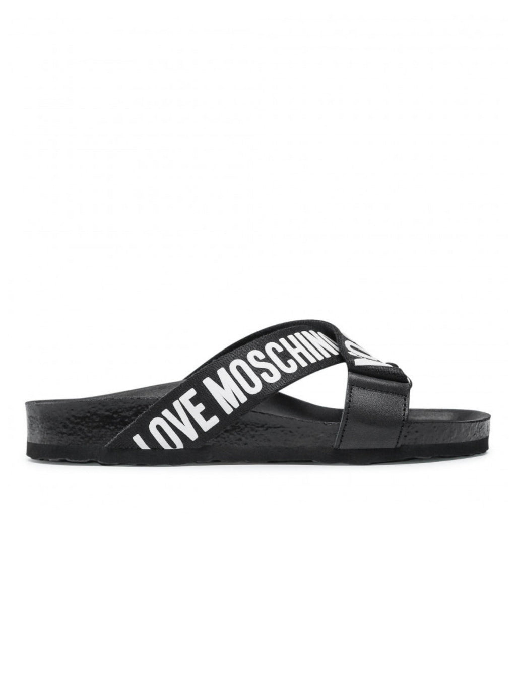 Moschino Slides - Women's Slippers - Black - JA28143G1EIX000A