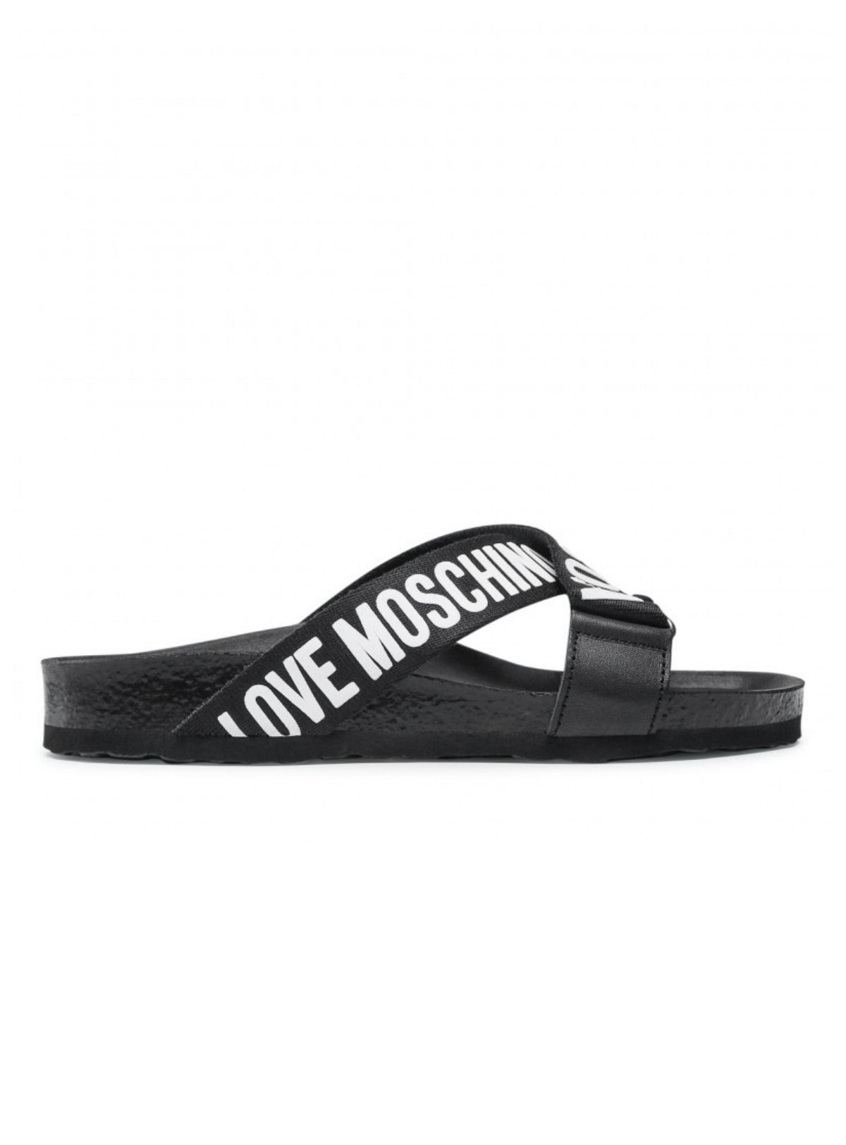 Moschino Slides - Women's Slippers - Black - JA28143G1EIX000A
