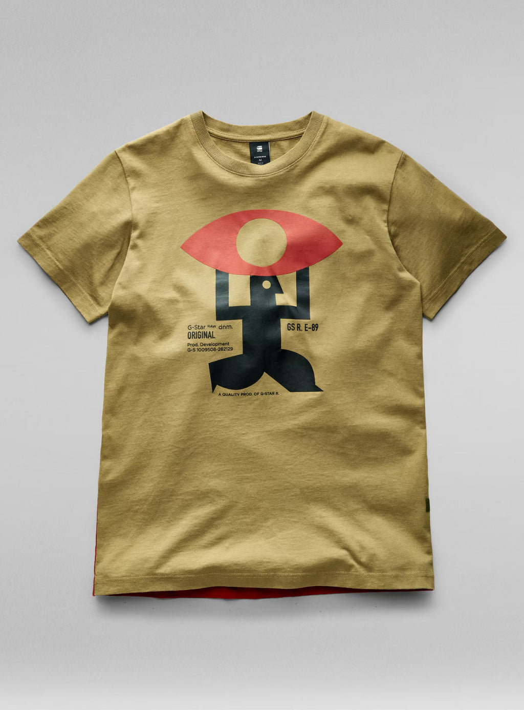 G-Star T-Shirt - Canoe Colorblock - Army Green - D21204