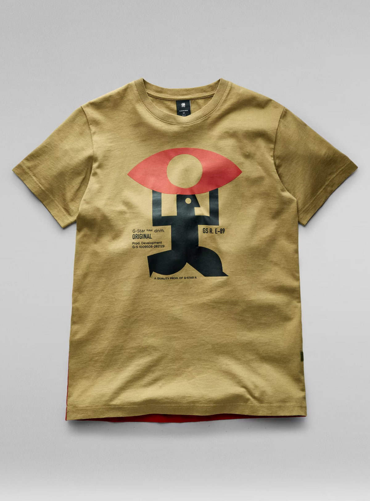 G-Star T-Shirt - Canoe Colorblock - Army Green - D21204