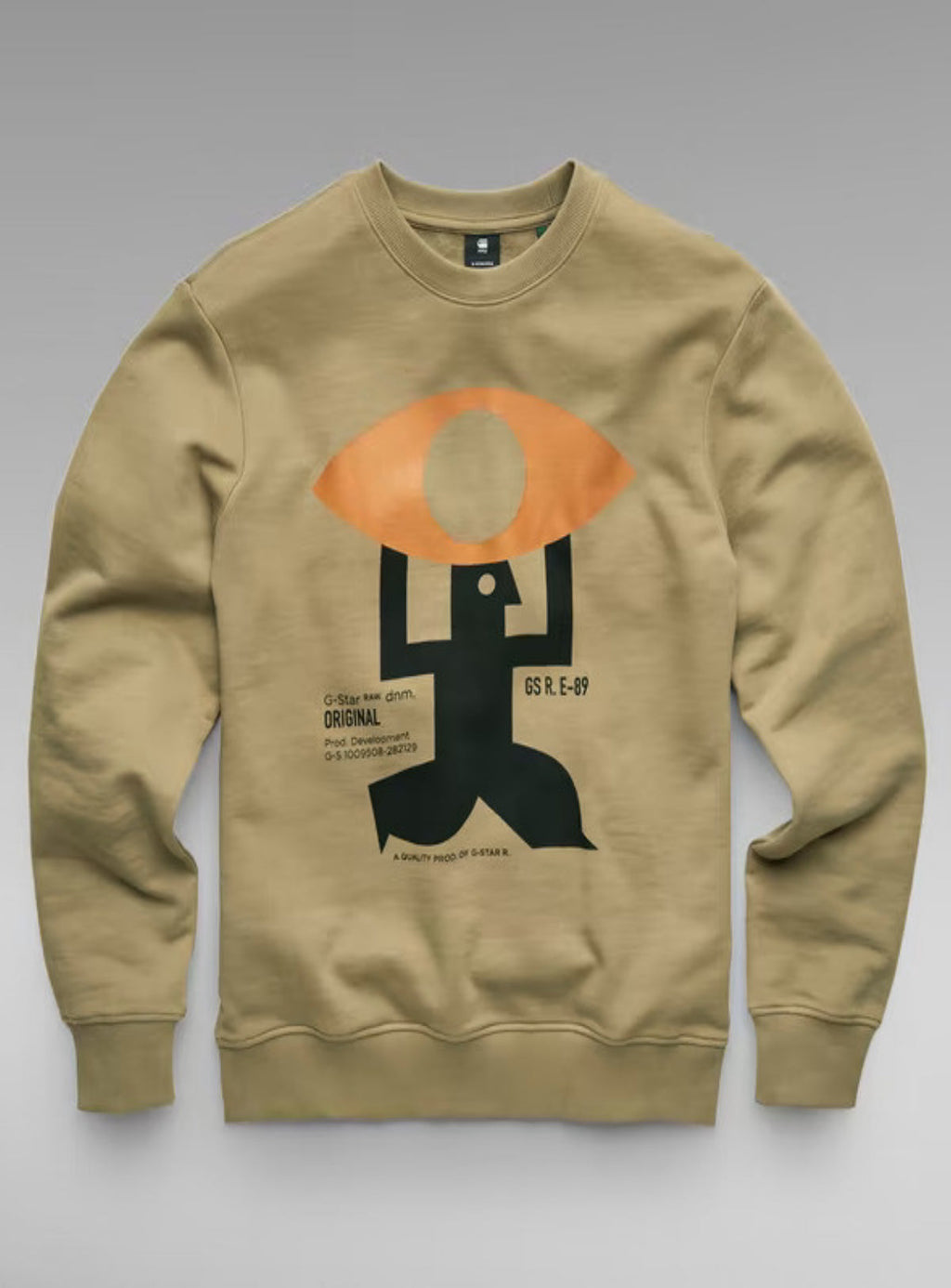 G-Star Sweater - Graphic Crew - Fresh Army Green - D21164-B782-9822