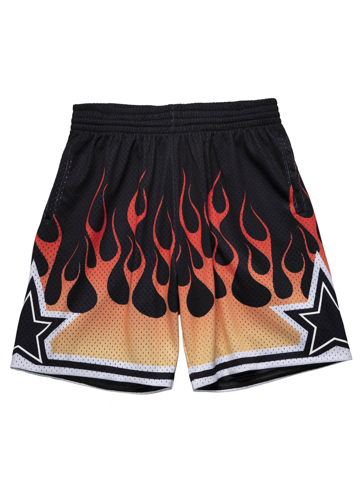 Mitchell & Ness Shorts - Flames swingman Magic 1994-95 - Black