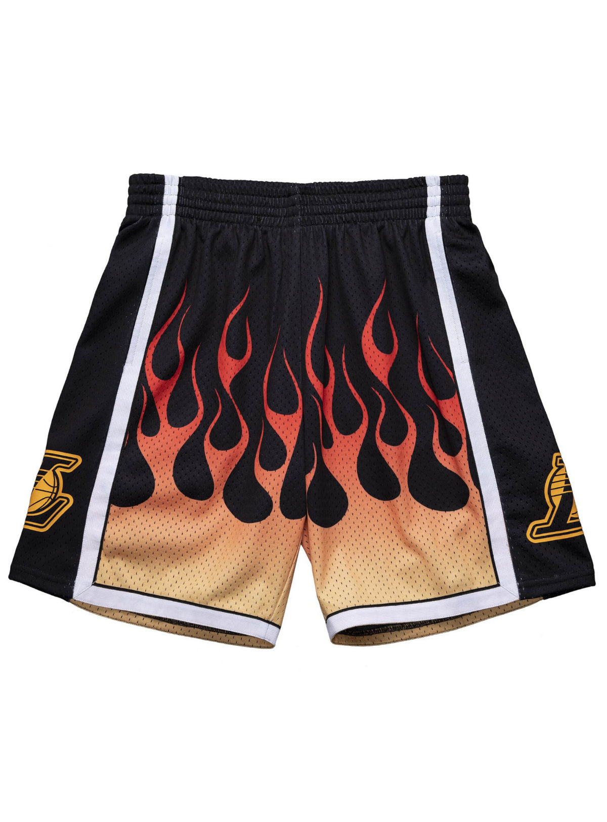 Mitchell & Ness Shorts - Flames swingman Lakers 2009-10 - Black