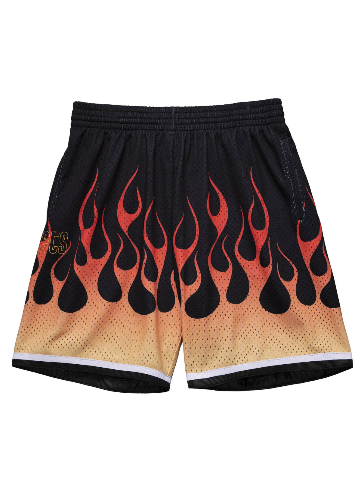 Mitchell & Ness Shorts - Flames swingman Rockets 1993-94 - Black