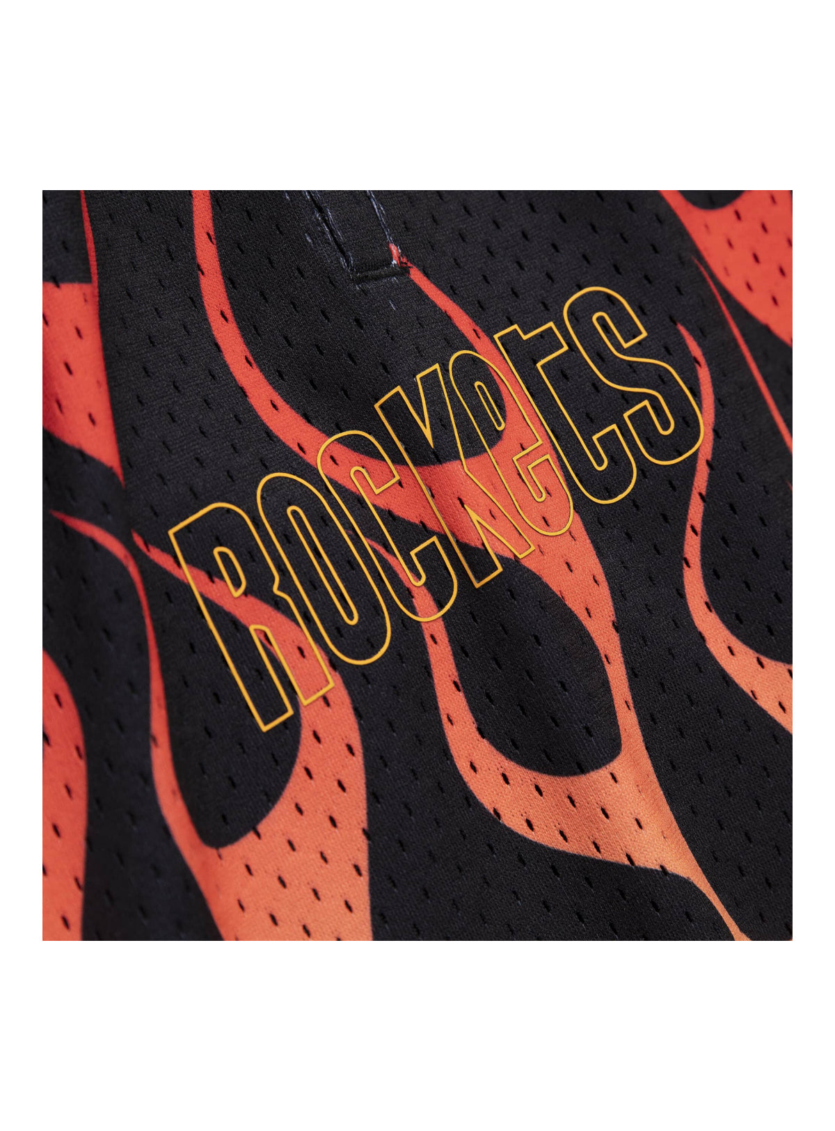 Mitchell & Ness Shorts - Flames swingman Rockets 1993-94 - Black
