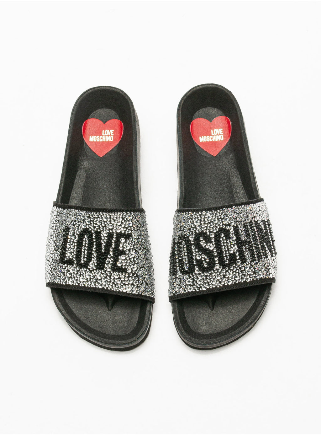 Moschino Slides - Black Slides - JA28203G0E