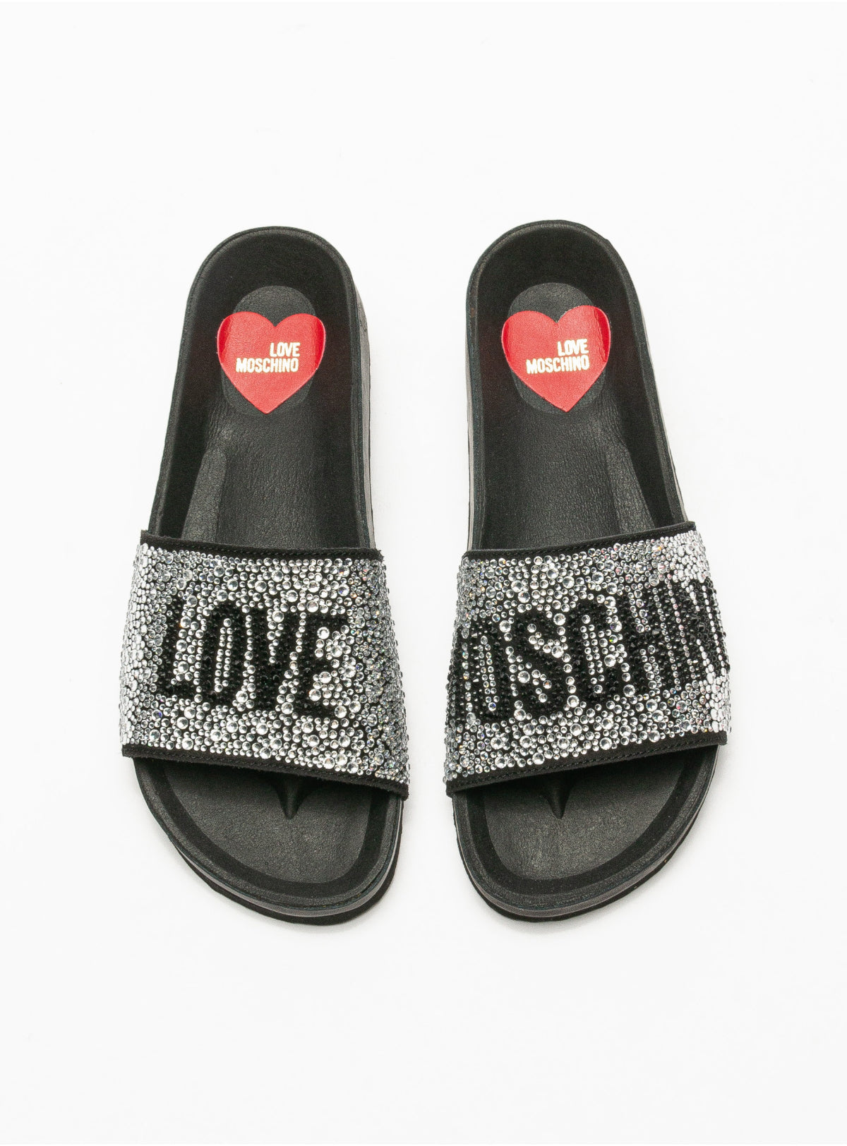 Moschino Slides - Black Slides - JA28203G0E