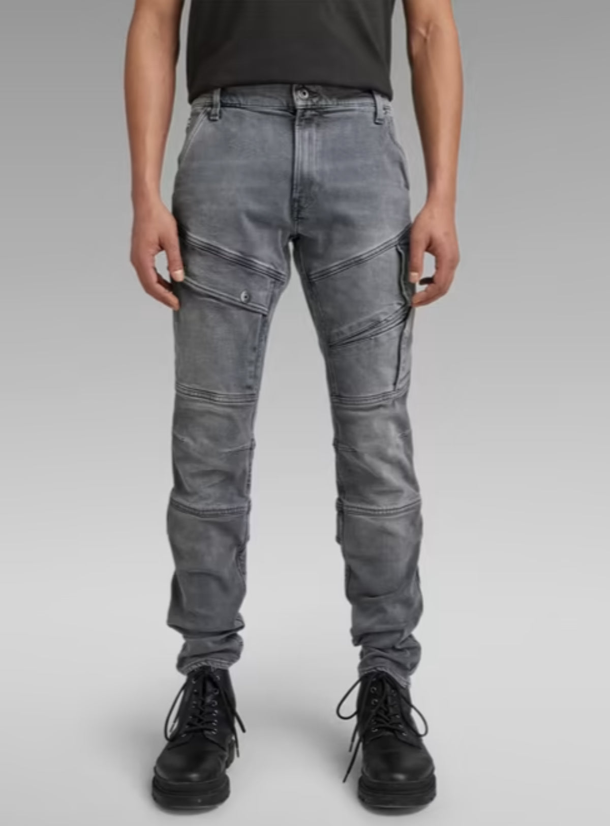 G-Star Jeans - Airblaze 3D Skinny - Sun Faded Moon Grey - D16129-C910-C950