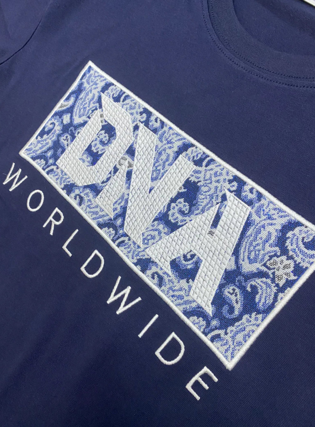 DNA T-Shirt - Worldwide Bandana - Navy Blue