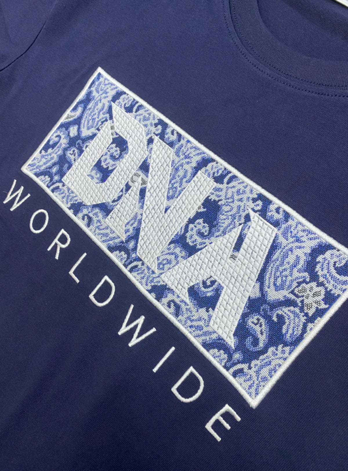 DNA T-Shirt - Worldwide Bandana - Navy Blue