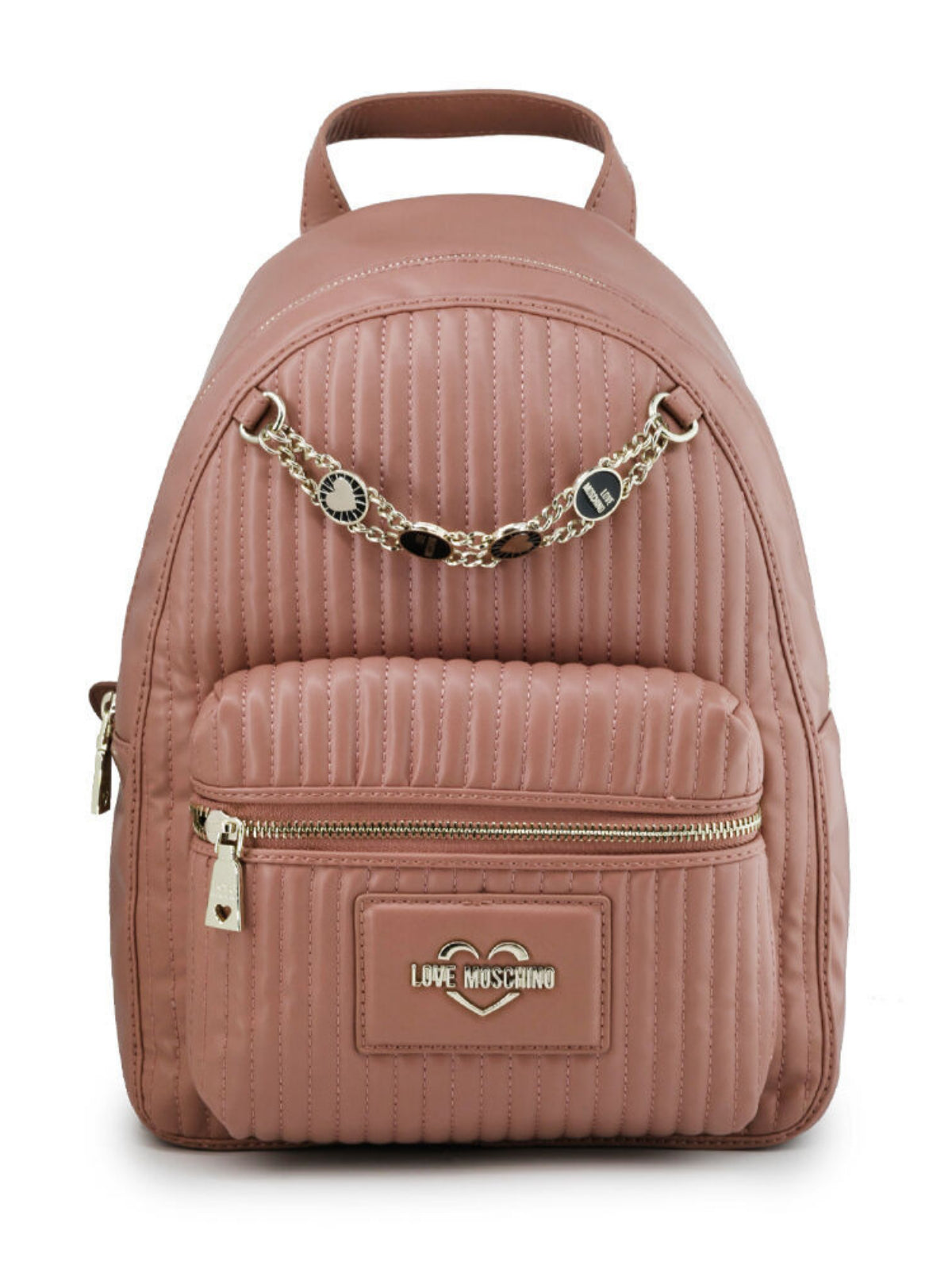 Moschino Bag - Polyurethane Backpack  - Pink - JC4142PP1DLB0611