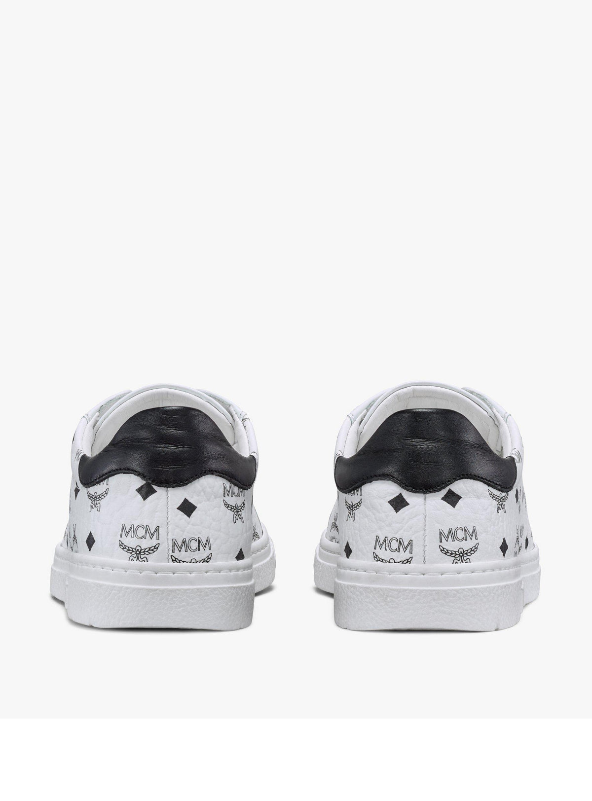 MCM Women Shoes - Terrain Lo Sneakers - White - MESCSMM23WT