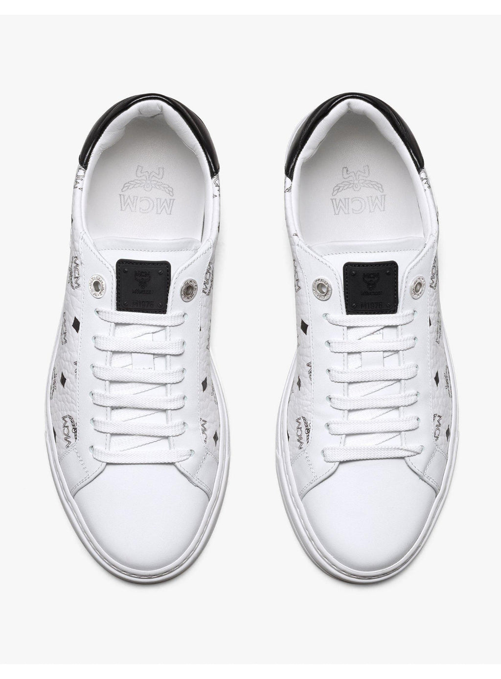 MCM Women Shoes - Terrain Lo Sneakers - White - MESCSMM23WT