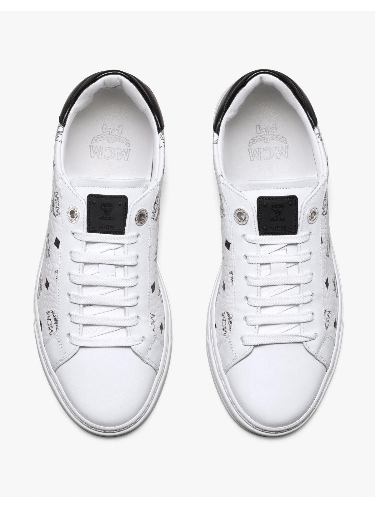 MCM Women Shoes - Terrain Lo Sneakers - White - MESCSMM23WT