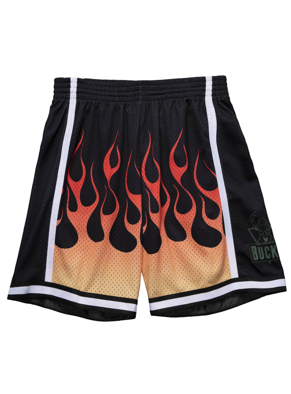 Mitchell & Ness Shorts - Flames swingman Bucks 2000-01 - Black