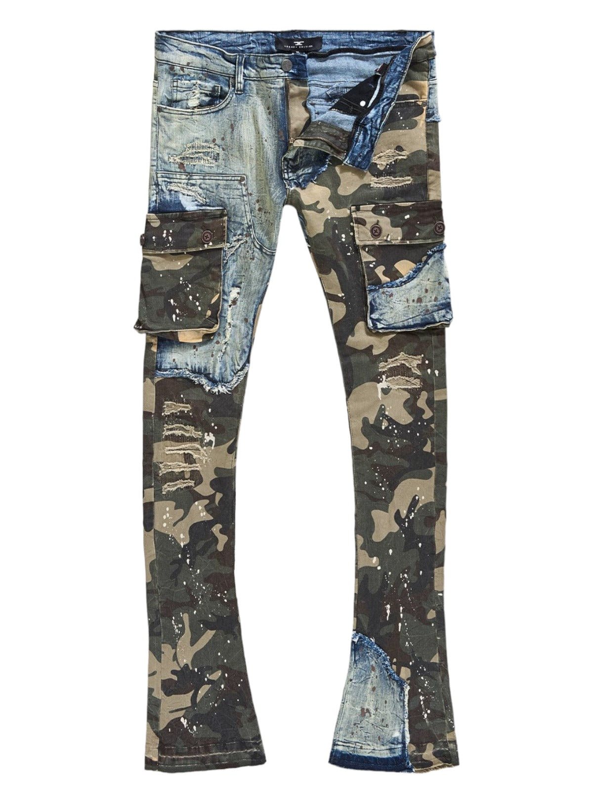 Jordan Craig Jeans - Ross Stacked Platoon - Woodland - JRF1142C