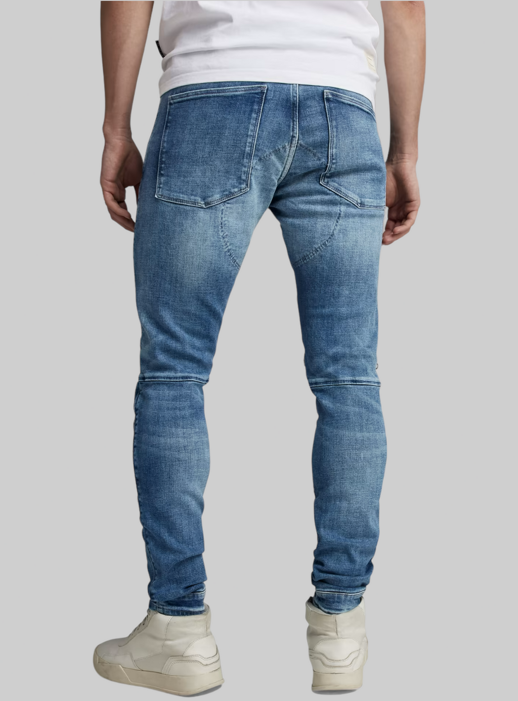 G-Star Jeans - 5620 3D Zip Knee Skinny - Sun Faded Azurite - D01252-B471