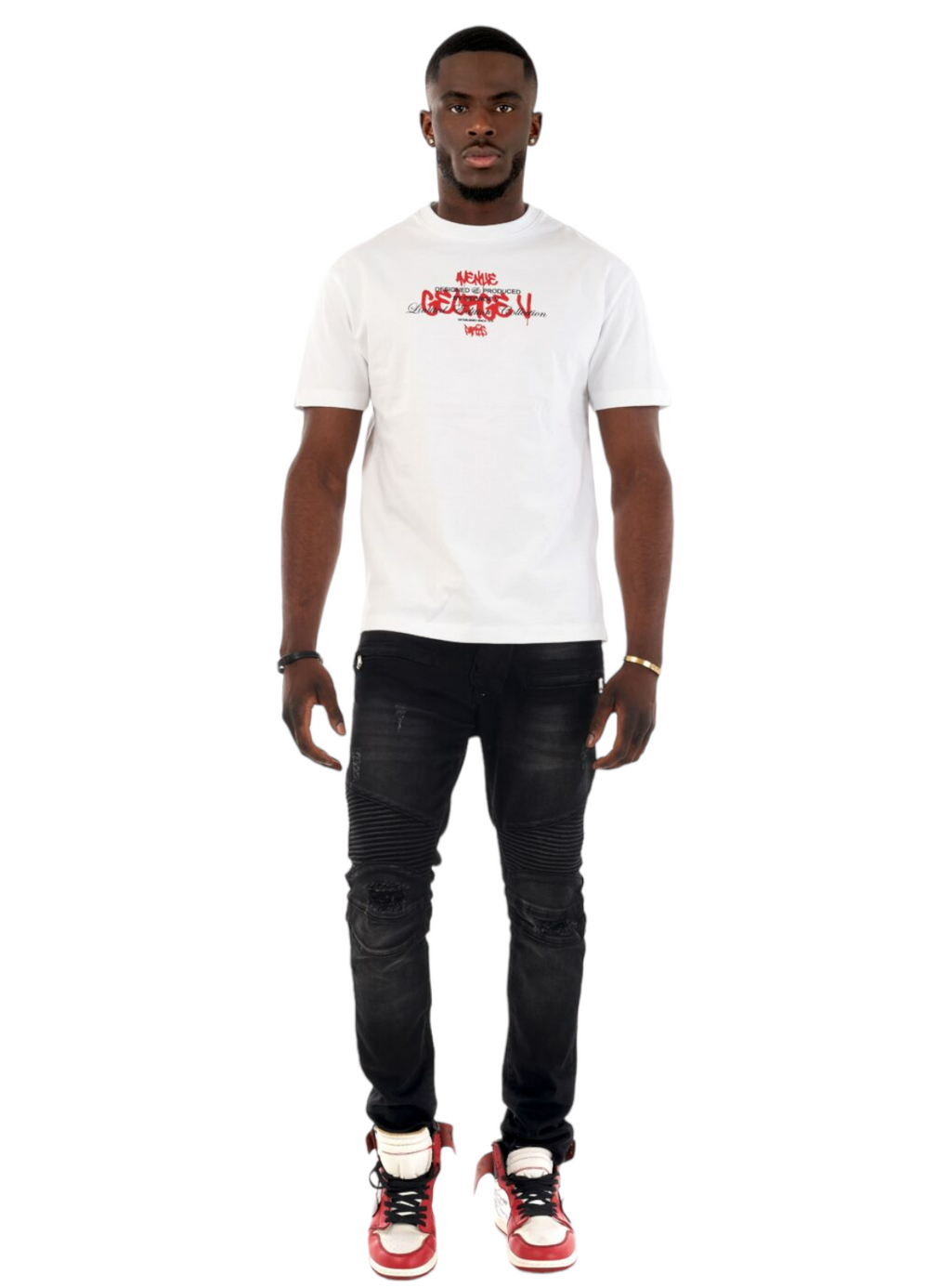 George V T-Shirt - Keep It Real - White - GV2559