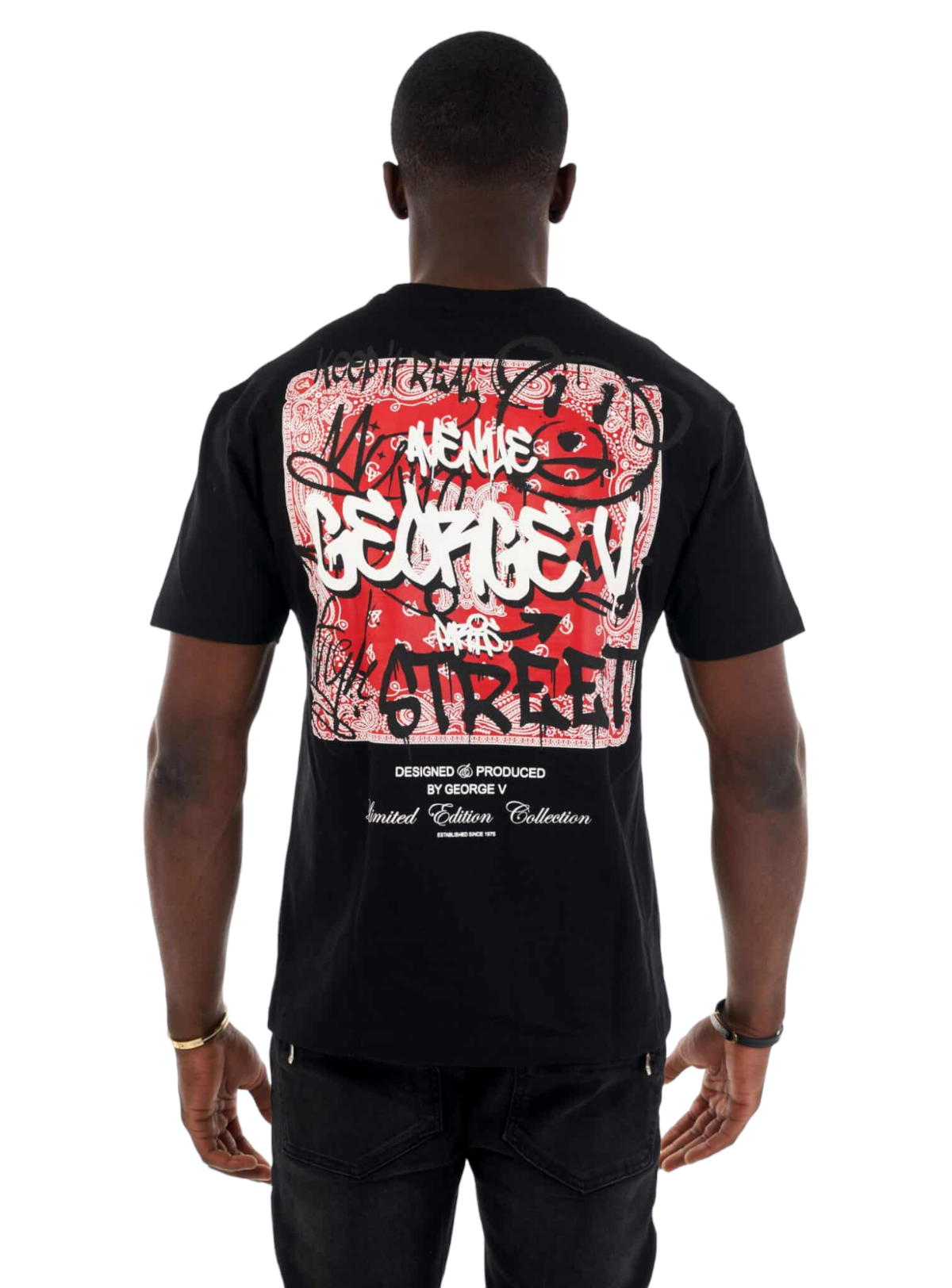 George V T-Shirt - Keep It Real - Black - GV2559